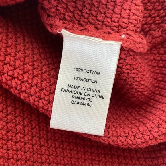 Rebecca Taylor Open Knit Crochet Sheath Dress Pomodoro Red Size M - Picture 7 of 8